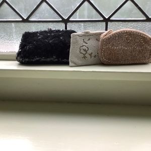 Vintage spring clutch purse bundle